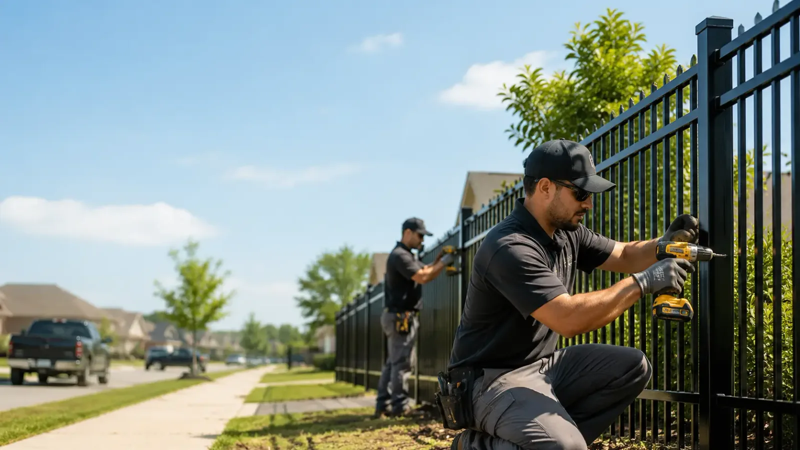 Metal Fence Installation in Branford, CT